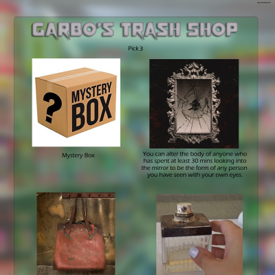 Image For Post Garbo's Trash Shop - A Rubbish CYOA