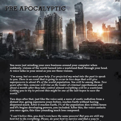 Image For Post Pre Apocalyptic CYOA v2.2