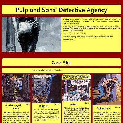 Image For Post Pulp and Son's Detective Agency CYOA by youbetterworkb