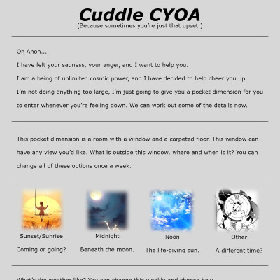 Image For Post Cuddle CYOA