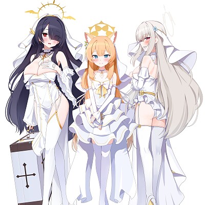 Image For Post Bridal Hinata, Mari, and Sakurako