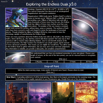 Image For Post Exploring the Endless Dusk CYOA v2 by Azes13