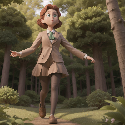 Image For Post Anime, forest, teacher, bigfoot, haunted mansion, angel, HD, 4K, AI Generated Art
