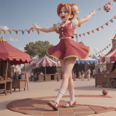 Image For Post Anime, surprise, circus, market, joy, temple, HD, 4K, AI Generated Art