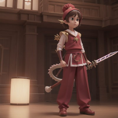 Image For Post Anime, drum, sword, school, ghost, dragon, HD, 4K, AI Generated Art