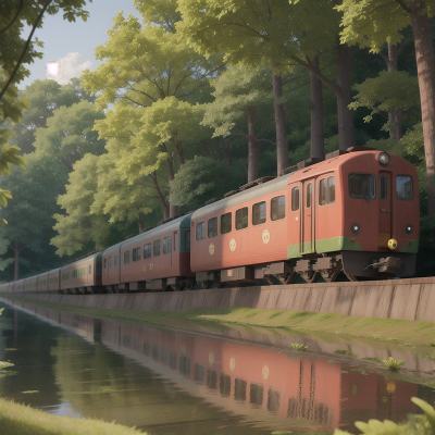 Image For Post Anime, teacher, city, train, fish, forest, HD, 4K, AI Generated Art