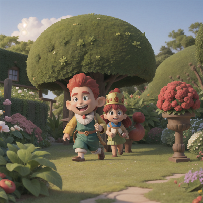 Image For Post Anime, troll, garden, king, airplane, scientist, HD, 4K, AI Generated Art