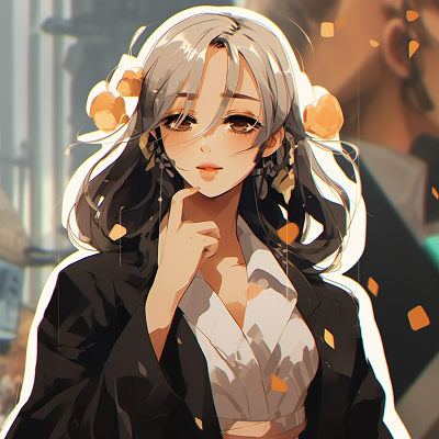 Image For Post | Fashion-forward anime profile picture with posh clothes and chic accessories. chic aesthetic anime pfp - [Aesthetic PFP Anime Collection](https://hero.page/pfp/aesthetic-pfp-anime-collection)