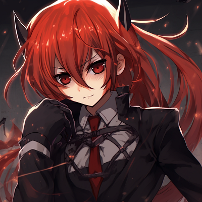 Image For Post | Rias ready to suck blood in dramatic pose, stark contrasts and ominous atmosphere. halloween pfp anime styles - [Halloween Anime PFP Spotlight](https://hero.page/pfp/halloween-anime-pfp-spotlight)