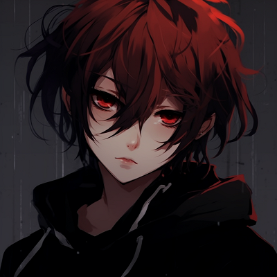 Image For Post | Emo anime character in black and white, focused on high contrast design and finely shaded details. emo anime pfp characters - [emo anime pfp Collection](https://hero.page/pfp/emo-anime-pfp-collection)