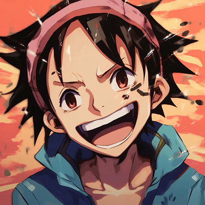 Image For Post Luffy's Giggle Close up - brainstorming funny anime pfps