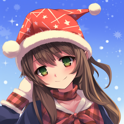Image For Post | Anime duo arm in arm, you can see the holiday magic in their eyes, delicate brushwork with soothing holiday colors. couple based anime christmas pfp - [anime christmas pfp optimized space](https://hero.page/pfp/anime-christmas-pfp-optimized-space)