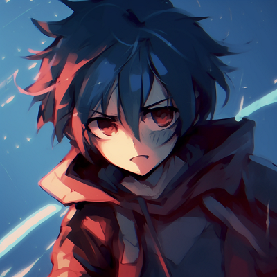Image For Post | Strong, courageous anime boy wielding a sword, with dynamic shading and deep colors. anime pfp style anime pfp - [pfp anime](https://hero.page/pfp/pfp-anime)