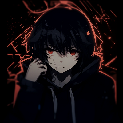 Image For Post | Profile of an sinister anime boy, intricate detailing with focus on his malevolent smirk. mysterious dark anime pfp boy - [Dark Aesthetic Anime PFP Collection](https://hero.page/pfp/dark-aesthetic-anime-pfp-collection)