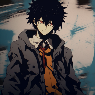 Image For Post | Spike Spiegel from Cowboy Bebop characterized by rough lines and distressed color pattern. top grunge anime aesthetic - [Grunge Anime PFP](https://hero.page/pfp/grunge-anime-pfp)