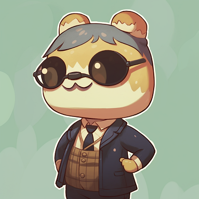 Image For Post | Tom Nook wearing a monocle, with soft shading and detailed linework. tom nook animal crossing pfp - [animal crossing pfp art](https://hero.page/pfp/animal-crossing-pfp-art)