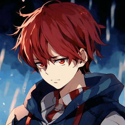 Image For Post | Todoroki in battle stance, focused and ready, blend of cool shades and warm tones. captivating anime pfp gifs index - [Center for Anime PFP GIFs Research](https://hero.page/pfp/center-for-anime-pfp-gifs-research)