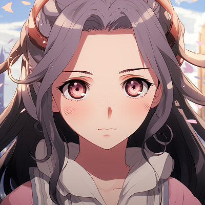 Image For Post | Intimate portrait of Nezuko Kamado, presence of soft shading and delicate lines. famous anime pfp options - [Best Anime PFP](https://hero.page/pfp/best-anime-pfp)
