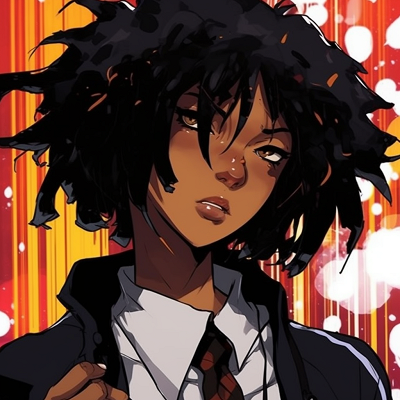 Image For Post | Close-up of a black anime character, focus on facial expression, intricate detailing and shading. creative black anime girl characters pfp - [Amazing Black Anime Characters pfp](https://hero.page/pfp/amazing-black-anime-characters-pfp)