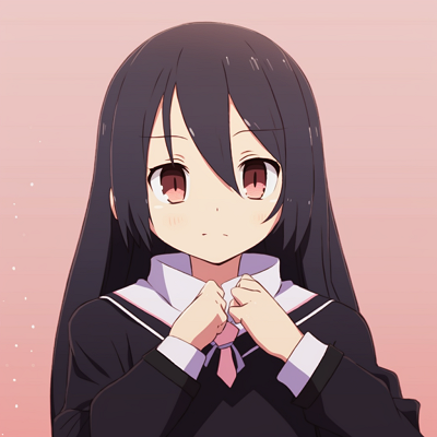 Image For Post | Kaguya Shinomiya in her school uniform, defined by pastel colors and soft lighting. unique animated pfp designs - [Top Animated PFP Creations](https://hero.page/pfp/top-animated-pfp-creations)