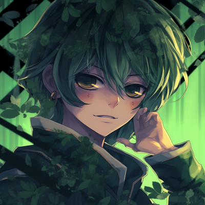 Image For Post Anime Boy in Emerald Attire - emerald green anime pfp boy