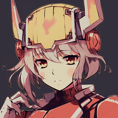 Image For Post | Vintage Mecha character, bold lines and primary colors anime vintage pfp - [Best Anime Cute PFP Sources](https://hero.page/pfp/best-anime-cute-pfp-sources)