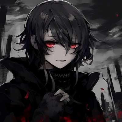 Image For Post | Gothic anime boy under moonlight, detailed shading with white, silver, and black tones. ultimate gothic anime boy pfp - [Gothic Anime PFP Gallery](https://hero.page/pfp/gothic-anime-pfp-gallery)