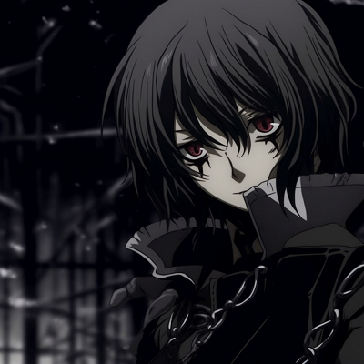 Image For Post | Intricate portrayal of Kaname Kuran captured in gothic aesthetics. gothic aesthetics in anime pfp - [Goth Anime PFP Gallery](https://hero.page/pfp/goth-anime-pfp-gallery)