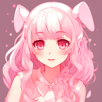 Image For Post | Anime girl with a soft smile, pink highlights, and a cool yet cute mood. trendy pink anime pfp designs - [Pink Anime PFP](https://hero.page/pfp/pink-anime-pfp)