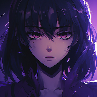 Image For Post | Anime girl character with magnetic violet eyes, detailed character design and compelling gaze. mesmerizing purple anime girls - [Expert Purple Anime PFP](https://hero.page/pfp/expert-purple-anime-pfp)
