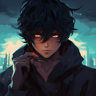 Image For Post | An anime guy shrouded in shadows, heavy contrasts and cool colors. dark anime guy pfp styles pfp for discord. - [anime pfp guy](https://hero.page/pfp/anime-pfp-guy)