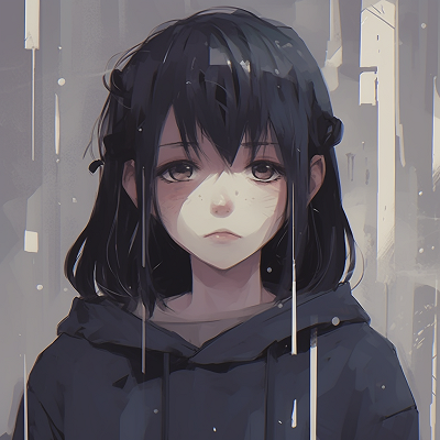 Image For Post | A forlorn character bathed in soft ambient light, with a focus on the eyes filled with sadness. anime pfp sad illustration pfp for discord. - [anime pfp sad Series](https://hero.page/pfp/anime-pfp-sad-series)