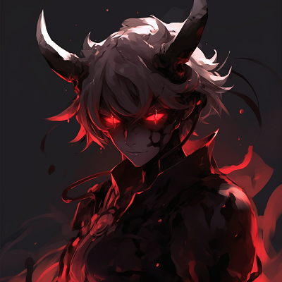 Image For Post | A demon with large monstrous wings, utilizing smooth gradients and deep shadows. anime demon pfp aesthetics pfp for discord. - [Anime Demon PFP Collection](https://hero.page/pfp/anime-demon-pfp-collection)