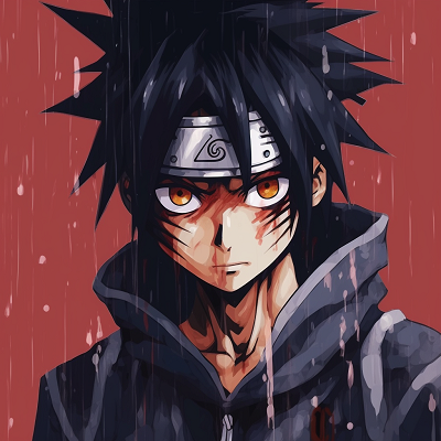 Image For Post | Shadows intensifying the features of Sasuke Uchiha, with focus on the infamous Sharingan eye. iconic drippy anime pfp pfp for discord. - [Ultimate Drippy Anime PFP](https://hero.page/pfp/ultimate-drippy-anime-pfp)