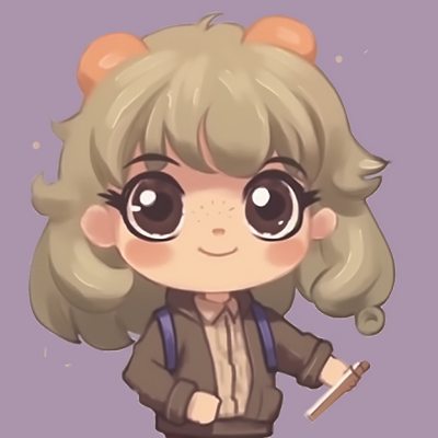 Image For Post | Chibi school student with sketchy lines and warm pastel tones. aesthetic pfp for school pfp for discord. - [PFP for School Profiles](https://hero.page/pfp/pfp-for-school-profiles)
