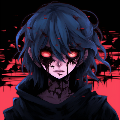 Image For Post | An unknown anime character shrouded in mystery, with dark subdued colors and dramatic linework. macabre scary anime pfp pfp for discord. - [Scary Anime PFP Collection](https://hero.page/pfp/scary-anime-pfp-collection)