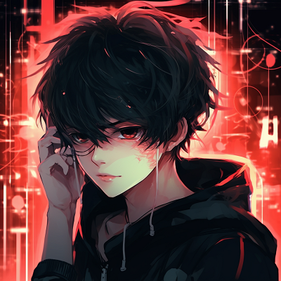Image For Post | Anime boy with mystic facial features, neon accents and semi-realistic style. anime boy pfp aesthetic overview pfp for discord. - [Anime Boy PFP Aesthetic Selection](https://hero.page/pfp/anime-boy-pfp-aesthetic-selection)