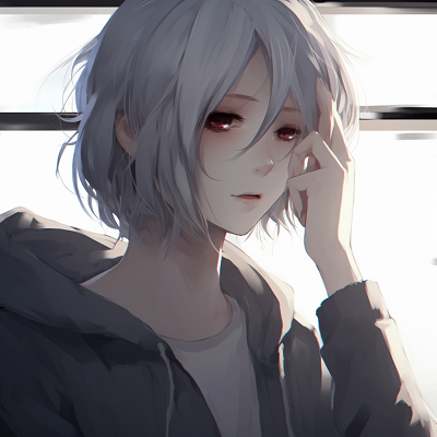 Image For Post | Character alone in a snowy setting, pale colors and crisp detailing of the snowflakes. aesthetic depressed anime pfp pfp for discord. - [Anime Depressed PFP Collection](https://hero.page/pfp/anime-depressed-pfp-collection)