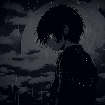 Image For Post | A character in a midnight setting, expressing a melancholic mood through use of dark, monochromatic colors and backlit techniques. darkness anime pfp characters pfp for discord. - [Darkness Anime PFP Collection](https://hero.page/pfp/darkness-anime-pfp-collection)