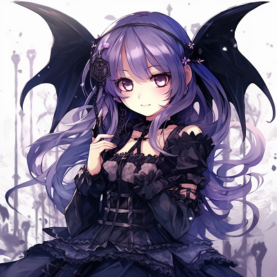 Image For Post | Profile of goth anime girl with skull hair clips, dark tones mixed with subtle pastel colors, showcasing character's dark but soft side. adorable goth anime girl pfp pfp for discord. - [Goth Anime Girl PFP](https://hero.page/pfp/goth-anime-girl-pfp)