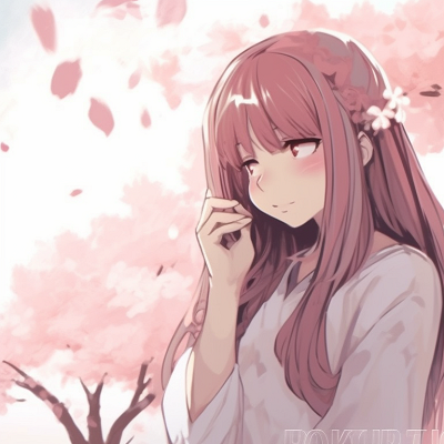 Image For Post | Two characters under a cherry blossom tree, soft pink tones and flowing clothes, looking at each other. trending anime pfp matching designs pfp for discord. - [anime pfp matching, aesthetic matching pfp ideas](https://hero.page/pfp/anime-pfp-matching-aesthetic-matching-pfp-ideas)