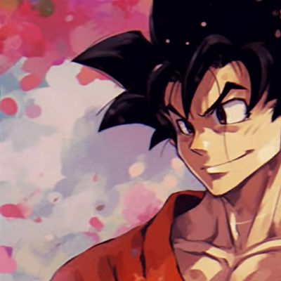 Image For Post | Goku, in front of Chichi, bold outlines and strong body language. goku and chichi relationship timeline pfp for discord. - [goku and chichi matching pfp, aesthetic matching pfp ideas](https://hero.page/pfp/goku-and-chichi-matching-pfp-aesthetic-matching-pfp-ideas)