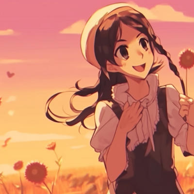 Image For Post | Two characters walking by sunflowers, vibrant colors, and summer feel thematic pfp pictures for best friends pfp for discord. - [best friend pfp matching profile pictures, aesthetic matching pfp ideas](https://hero.page/pfp/best-friend-pfp-matching-profile-pictures-aesthetic-matching-pfp-ideas)