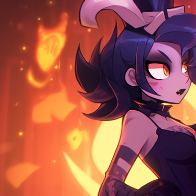 Image For Post | Moxxie and Millie in front of crackling flames, with glowing vibrant colors and fine details. moxxie and millie's relationship pfp for discord. - [moxxie and millie matching pfp, aesthetic matching pfp ideas](https://hero.page/pfp/moxxie-and-millie-matching-pfp-aesthetic-matching-pfp-ideas)