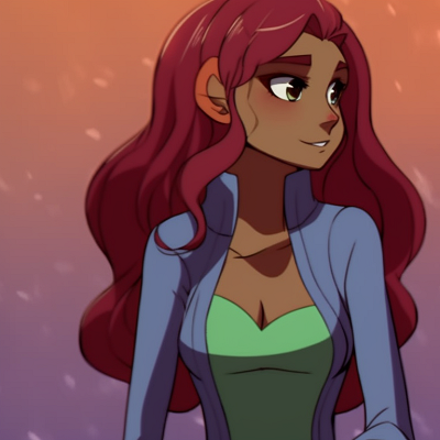 Image For Post Soulful Stares - best robin and starfire matching pfp designs left side