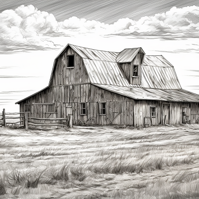 Image For Post Old Farmhouse Pencil Work - Wallpaper