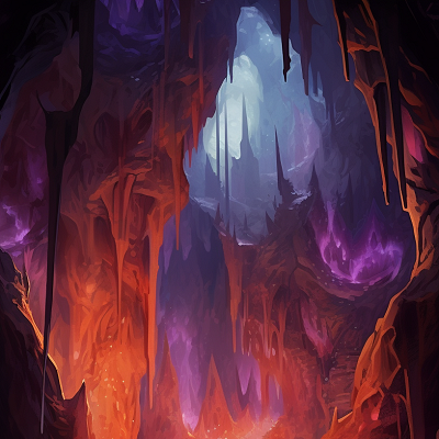 Image For Post Terrain Unseen Anime Cavern Artistry - Wallpaper