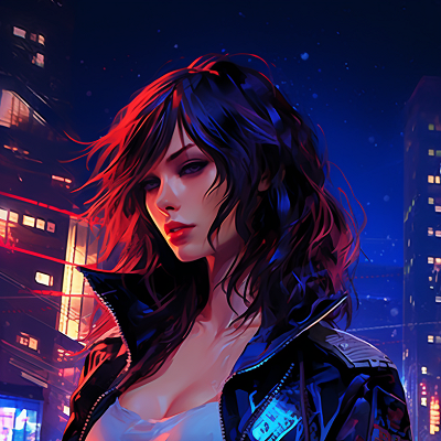 Image For Post Manhwa Character Neon City Nightlife - Wallpaper