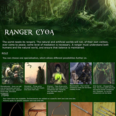 Image For Post Ranger CYOA
