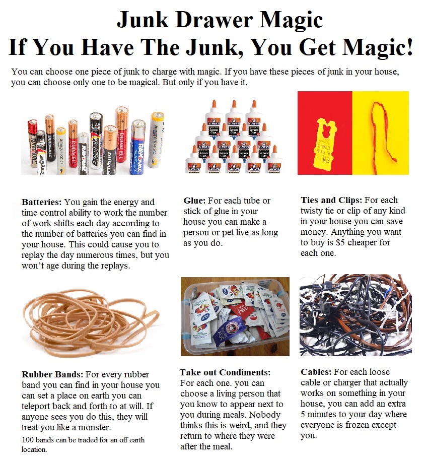 Image For Post | Original source: https://www.reddit.com/r/makeyourchoice/comments/k5631t/junk_drawer_magic_choose_one_type_of_junk_oc/